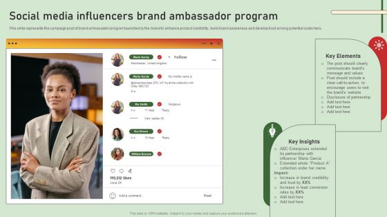 Comprehensive Influencer Promotional Guide To Improve Brand Reputation Social Media Influencers Download PDF Comprehensive Influencer Promotional Guide To Improve Brand Reputation Social Media Influencers Download PDF