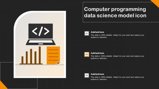 Computer Programming Data Science Model Icon Portrait PDF