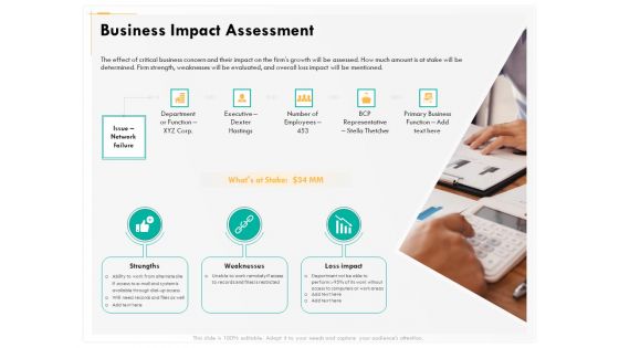 Computer Security Incident Handling Business Impact Assessment Ppt Infographics Rules PDF