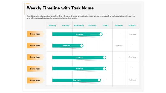 Computer Security Incident Handling Weekly Timeline With Task Name Summary PDF