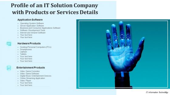 Computer Technology Solution Business Profile Services Ppt PowerPoint Presentation Complete Deck With Slides