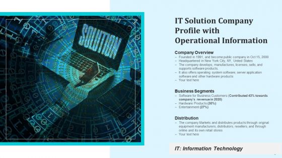 Computer Technology Solution Business Profile Services Ppt PowerPoint Presentation Complete Deck With Slides
