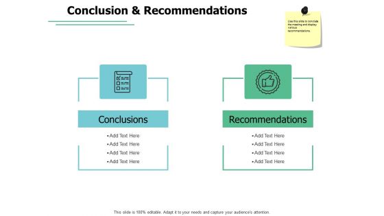 Conclusion And Recommendations Checklist Ppt PowerPoint Presentation Icon Files