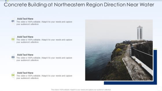 Concrete Building At Northeastern Region Direction Near Water Background PDF