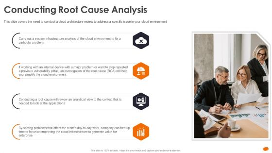 Conducting Root Cause Analysis Scaling Cloud Infrastructure Portrait PDF