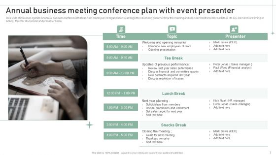 Conference Plan Ppt PowerPoint Presentation Complete With Slides