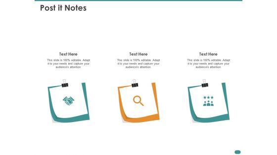 Configuration Management With Puppet Post It Notes Ppt Inspiration Structure PDF