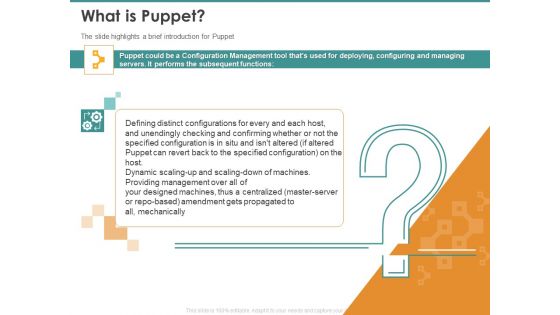 Configuration Management With Puppet What Is Puppet Ppt Pictures Slide Portrait PDF