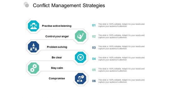 Conflict Management Strategies Ppt PowerPoint Presentation Layouts Microsoft