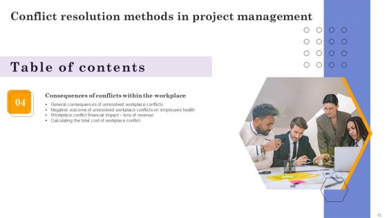Conflict Resolution Methods In Project Management Ppt PowerPoint Presentation Complete Deck With Slides