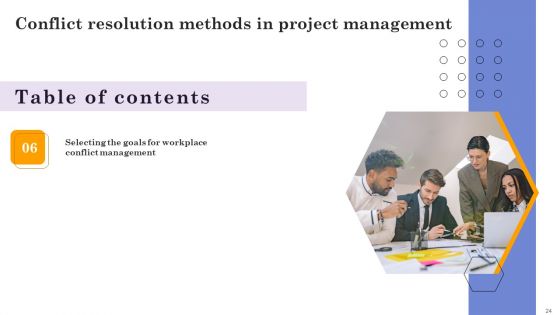 Conflict Resolution Methods In Project Management Ppt PowerPoint Presentation Complete Deck With Slides