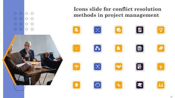 Conflict Resolution Methods In Project Management Ppt PowerPoint Presentation Complete Deck With Slides