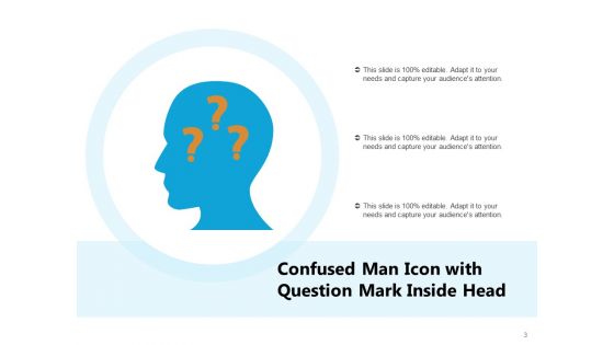 Confused Person Confused Man Alternatives Inside Head Ppt PowerPoint Presentation Complete Deck