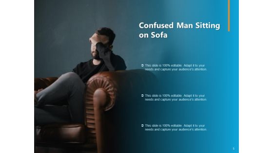 Confused Person Confused Man Alternatives Inside Head Ppt PowerPoint Presentation Complete Deck