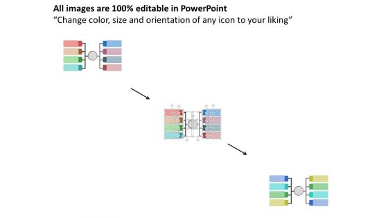 Connected Banners For Visual Information Display Powerpoint Template