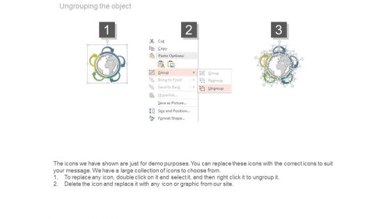 Connected Objectives Progress Tracking Ppt Slides