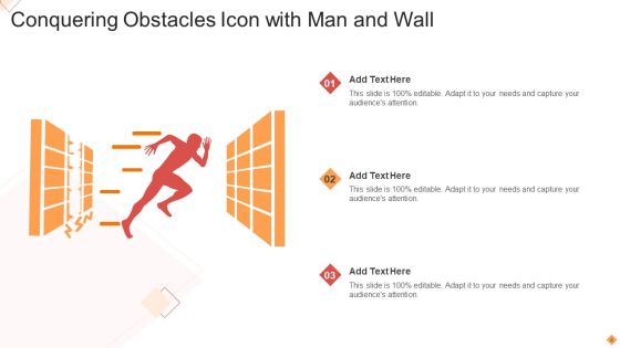Conquering Obstacles Ppt PowerPoint Presentation Complete Deck With Slides