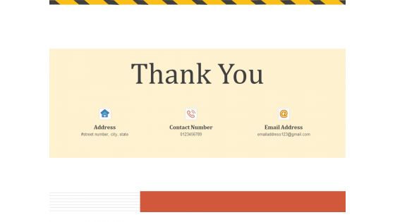 Construction Business Company Profile Thank You Ppt Background Images PDF