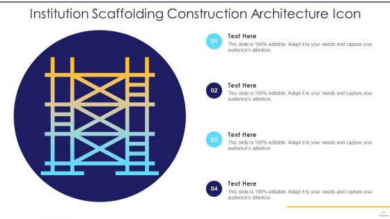 Construction Design Icon Ppt PowerPoint Presentation Complete Deck With Slides