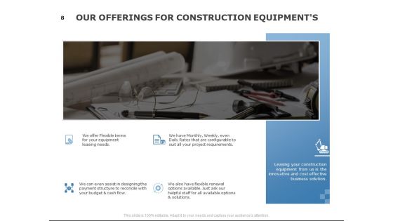 Construction Equipment Proposal Template Ppt PowerPoint Presentation Complete Deck With Slides