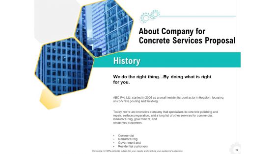 Construction Material Service Proposal Ppt PowerPoint Presentation Complete Deck With Slides