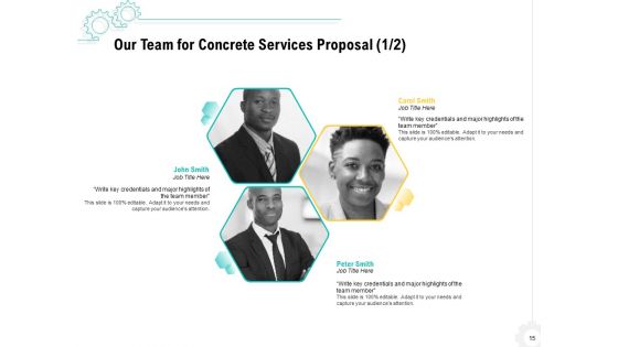 Construction Material Service Proposal Ppt PowerPoint Presentation Complete Deck With Slides