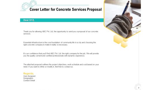 Construction Material Service Proposal Ppt PowerPoint Presentation Complete Deck With Slides
