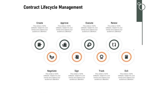 Construction Production Facilities Contract Lifecycle Management Ppt Summary Deck PDF