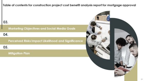 Construction Project Cost Benefit Analysis Report For Mortgage Approval Ppt PowerPoint Presentation Complete Deck With Slides