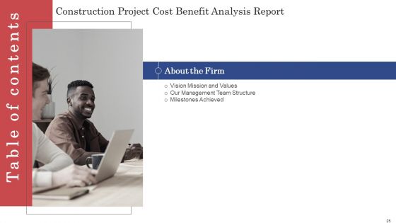 Construction Project Cost Benefit Analysis Report Ppt PowerPoint Presentation Complete Deck With Slides