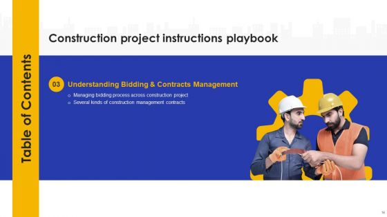 Construction Project Instructions Playbook Ppt PowerPoint Presentation Complete Deck With Slides