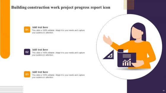 Construction Work Progress Report Ppt PowerPoint Presentation Complete Deck With Slides