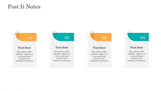 Consumer Complaint Handling Process Post It Notes Ppt Infographics Format PDF