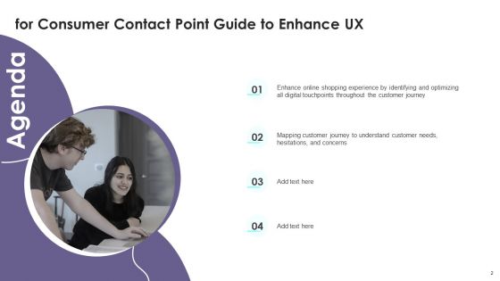 Consumer Contact Point Guide To Enhance UX Ppt PowerPoint Presentation Complete Deck With Slides