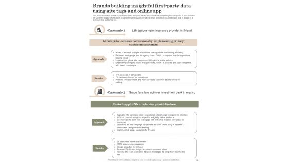 Consumer Privacy And Performance Playbook Template