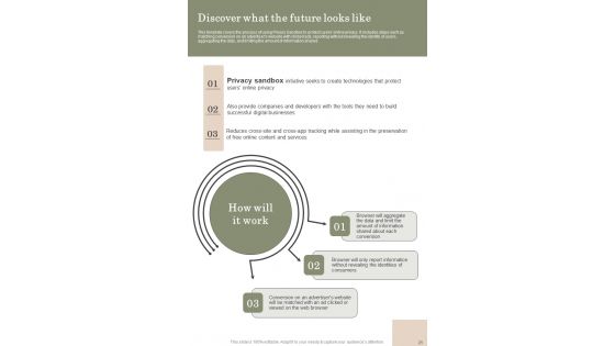 Consumer Privacy And Performance Playbook Template