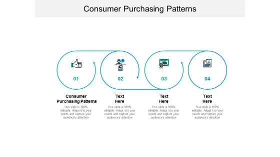 Consumer Purchasing Patterns Ppt PowerPoint Presentation Model Layouts Cpb