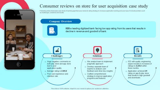 Consumer Reviews On Store For User Acquisition Case Study Demonstration PDF Consumer Reviews On Store For User Acquisition Case Study Demonstration PDF