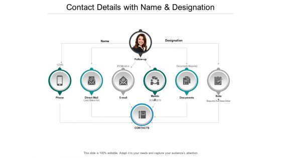 Contact Details With Name And Designation Ppt PowerPoint Presentation Icon Themes