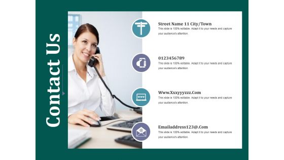 Contact Us Ppt PowerPoint Presentation Infographics Objects