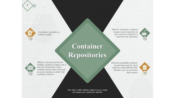 Container Repositories Ppt PowerPoint Presentation Pictures Templates