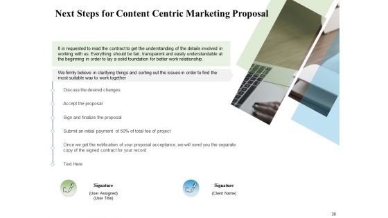Content Centric Marketing Proposal Ppt PowerPoint Presentation Complete Deck With Slides