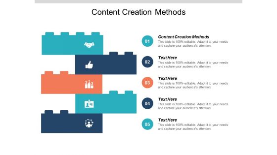 Content Creation Methods Ppt PowerPoint Presentation Summary Show Cpb Content Creation Methods Ppt PowerPoint Presentation Summary Show Cpb