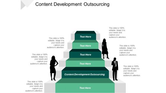 Content Development Outsourcing Ppt PowerPoint Presentation Gallery Visual Aids Cpb