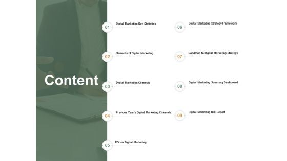 Content Digital Marketing Channels Ppt Powerpoint Presentation Model Infographic Template