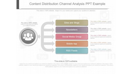 Content Distribution Channel Analysis Ppt Example