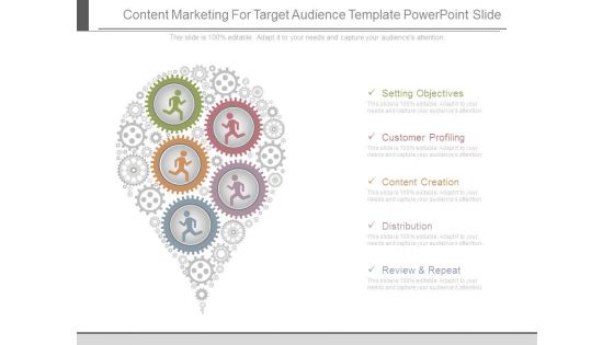 Content Marketing For Target Audience Template Powerpoint Slide