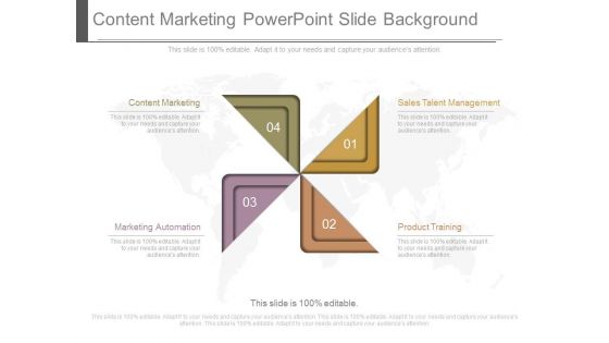 Content Marketing Powerpoint Slide Background