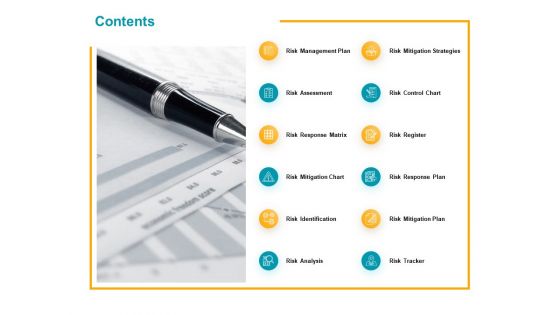 Contents Mitigation Strategies Ppt PowerPoint Presentation Icon Inspiration