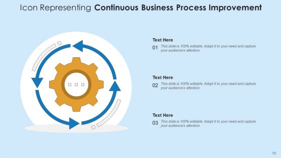 Continuous Enhancement Icon Process Graphs Ppt PowerPoint Presentation Complete Deck With Slides